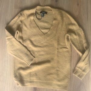 Forever 21 camel colour V-Neck Sweater